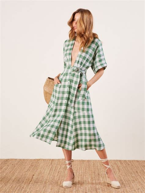 The Coolest Gingham Dresses Of The Summer Gingham Fashion Gingham