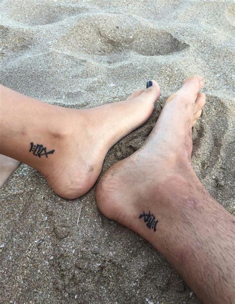 Checkout these couple tattoo designs & try. tattoo couple | Girlfriend tattoos, Boyfriend girlfriend ...