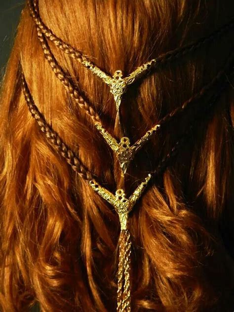 3 For The Holy Trinity Bijoux Cheveux Cheveux Viking Coiffures