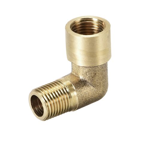 Brass Pipe Fitting90 Degree Elbow18 Pt Male X 18 Pt Female