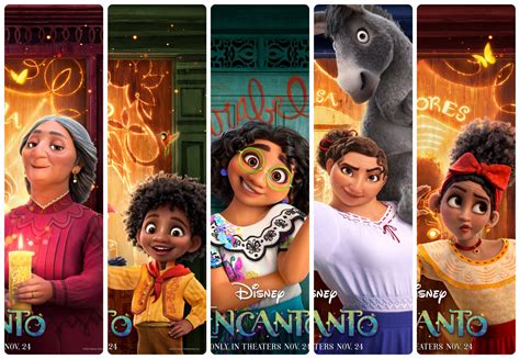 Disney S Encanto Character Posters Released Disney Plus Informer