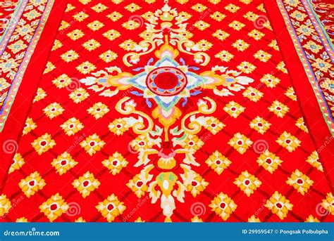 Thai Pattern Carpet Stock Image Image Of Culture Object 29959547