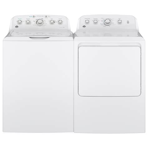 Ge Appliances Cu Ft Top Load Washer And Cu Ft Gas Dryer In