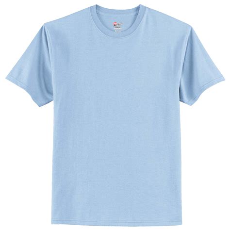 Hanes 5250 Authentic 100 Cotton T Shirt Light Blue Full Source