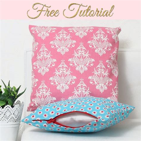Make A Cushion Cover With Piping Cushion Cover Patterns Treasurie