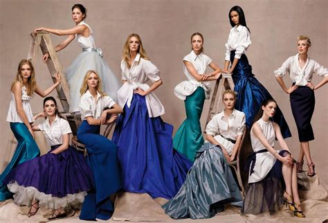 Steven Meisel Group Poses Group Shots Vogue Us Foto Fashion