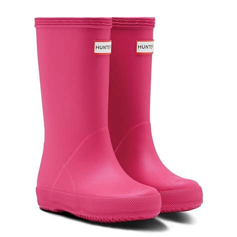 Hunter Kids First Toddler Classic Boots Bright Pink
