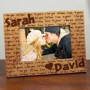 Some classic surprises never fail and with. I Love You Personalized Romantic Gift Wood Frame (With ...