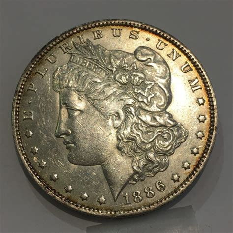 1886-O $1 Morgan Silver Dollar Rare US Coin Almost Uncircualted ...