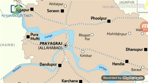 Prayagraj Allahabad Railway Rout Map Youtube