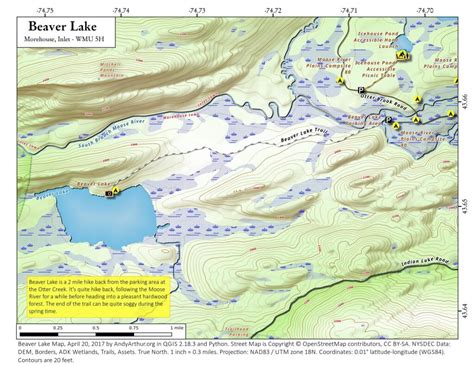 Map Beaver Lake Andy