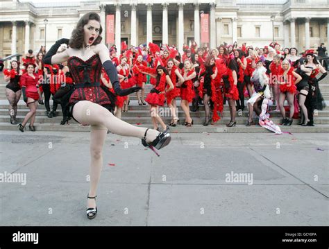 Burlesque World Record Attempt Stock Photo Alamy