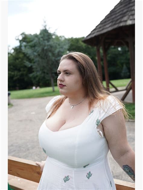 Plus Size Models Vollbusig Bbw Sexy Brüste Leinwanddruck Von