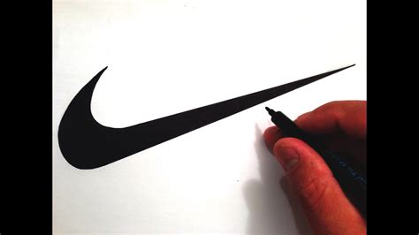 Nike Logo Drawing Step By Step Nike Swoosh Logo Outline Coloring