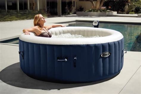 Intex Inflatable Hot Tub Mobile Blow Up Hot Tub Ready In 20 Minutes Whirlpool Hinterhof