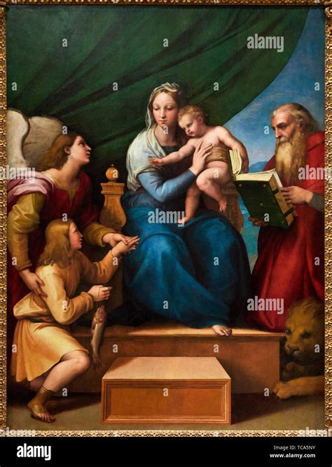 La Sainte Famille avec Raphael Tobias et Saint Jérôme ou la Vierge avec un poisson