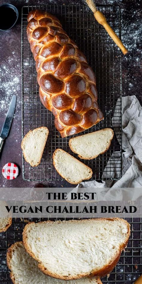 The Best Vegan Challah Bread On A Cooling Rack