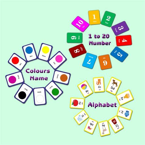 Photojaanic Flashcards For Kids 55 Cards Combo Alphabets Etsy