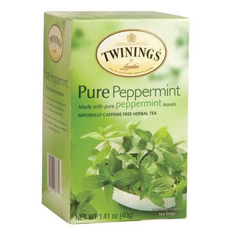 Twinings Peppermint Tea 20 Ct Box Nassau Candy