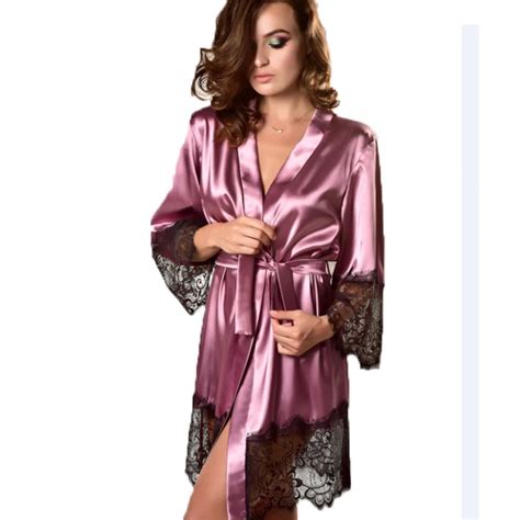 Buy Ladies Sexy Silk Satin Night Dress Long Sleeveless Nighties V Neck