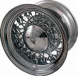 Pictures of Vintage Car Wire Wheels
