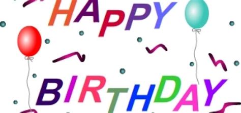 Microsoft Clip Art Happy Birthday