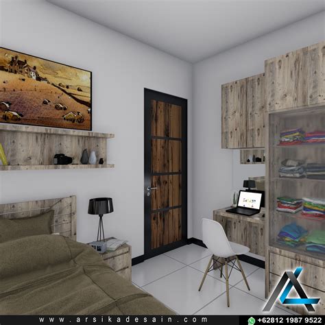 Desain Kamar Tidur 4x4 Meter Sederhana - Desain Rumah Minimalis