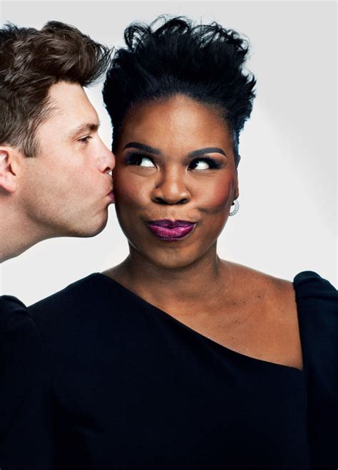 Colin Jost And Leslie Jones New York Magazine Photoshoot 2017