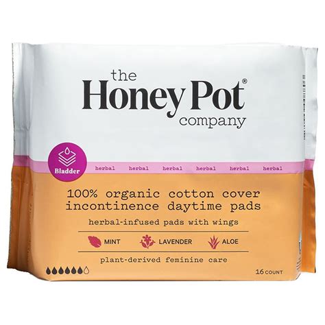 The Honey Pot Organic Herbal Incontinence Daytime Pad Walgreens