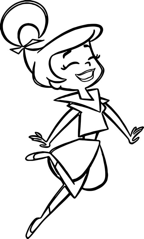 Elroy Jetson Printable Sketch Coloring Page