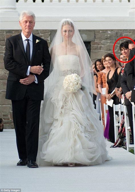 Ghislaine Maxwell At Chelsea Clintons Wedding Rpics