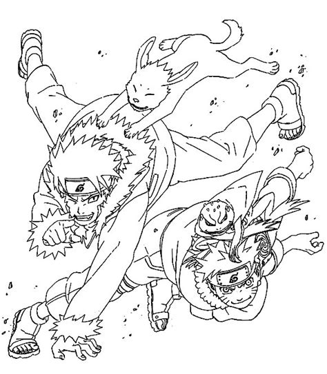 Naruto Coloring Pages Minister Coloring