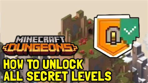 Minecraft Dungeons How To Unlock All Secret Levels All 5 Scroll