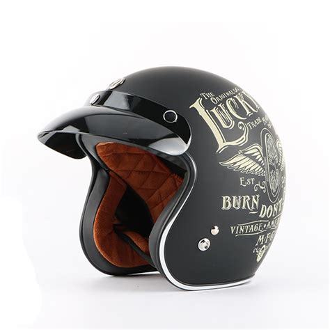Torc Moto Vintage Helmet Retro Motorcycle Helmet Chopper Bikes Helmets