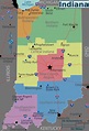 Indiana Regions Map • Mapsof.net