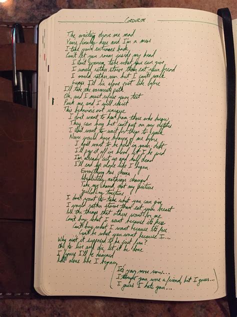 writing-out-lyrics-to-songs-i-love-is-part-of-my-routine-today-s-entry