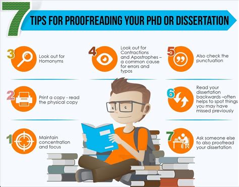 7 Tips For Proofreading Your Phd Or Dissertation Infographic E