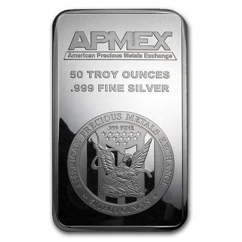 Buy 50 Oz Silver Bar Apmex Struck Apmex