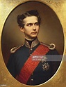 Portrait of Ludwig II of Bavaria , King of Bavaria, in Bavarian ...
