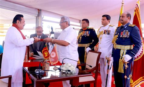 Mahinda Rajapaksa Takes Oath As Sri Lankan Prime Minister