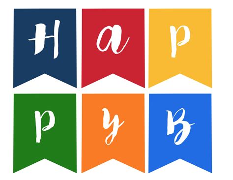 Printable Birthday Banner