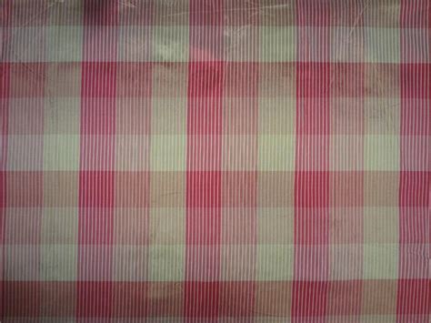 100 Pure Silk Taffeta Plaid Fabric Redgold X Cream Cut Length 080