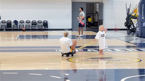 Jenny Boucek Pulled By Her Daughter Rylie After Pacers Summer Practice Youtube