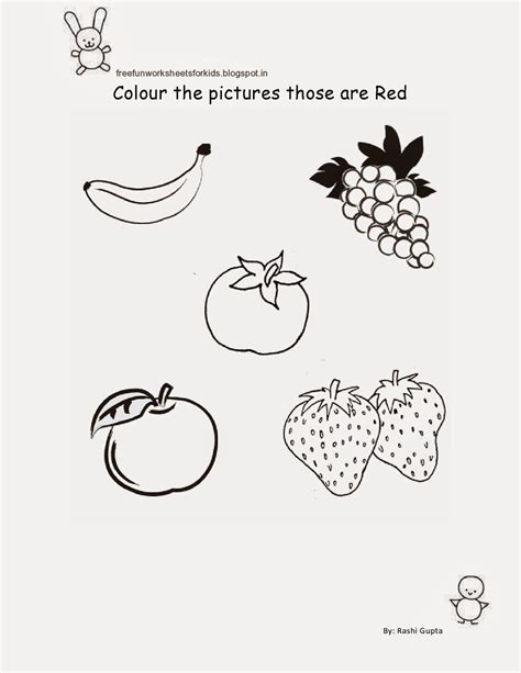 Colouring Worksheets For Nursery Class Coloring Worksheets