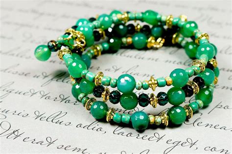 This Item Is Unavailable Etsy Green Beaded Bracelets Bohemian