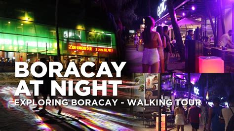 Exploring Boracay At Night Boracay Nightlife Boracay Night Walking