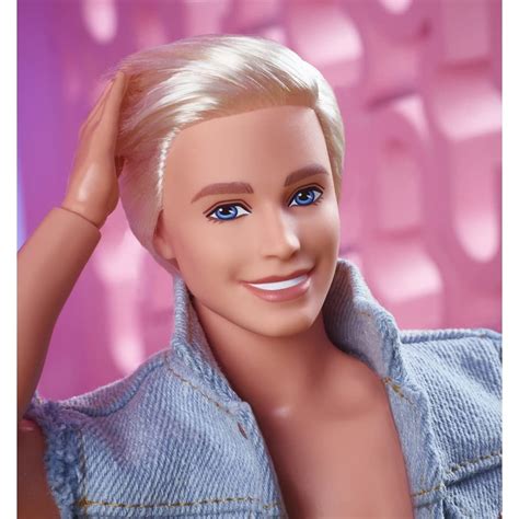 Ken Doll Wears An All Denim Matching Set Inspired By An Iconic Look From Barbie The Movie