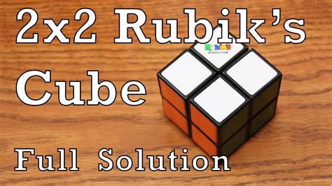 How To Solve 2x2 Rubiks Cube In Three Steps For Beginners Youtube