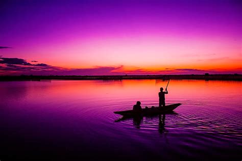 Free Photo Purple Sunset Dark Eve Evening Free