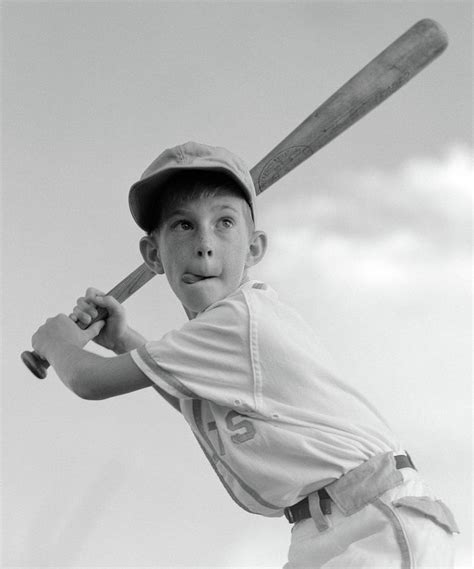 1960s Boy Playing Baseball Holding Bat Photograph By Vintage Images
